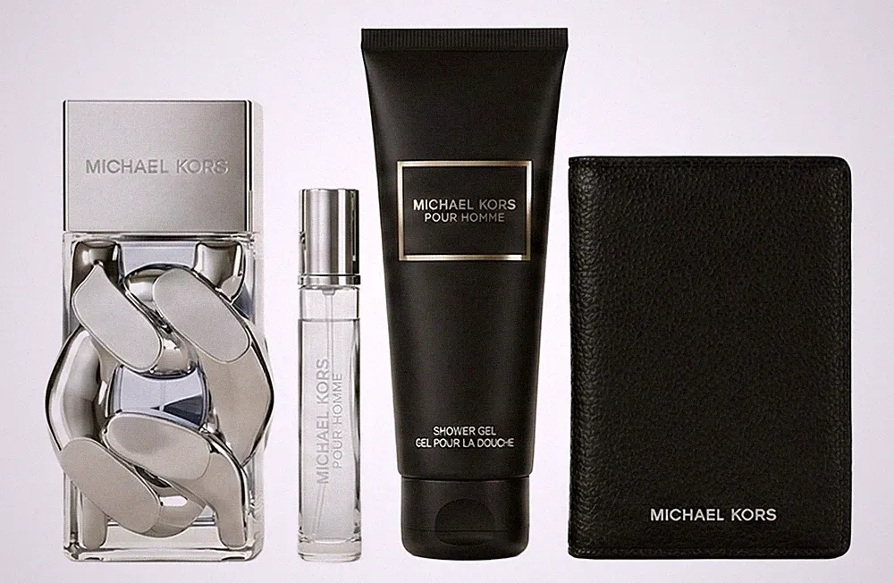 Michael Kors Pour Homme EDP Set 100ml + 100ml SG + 10ml + Wallet OVP NEW