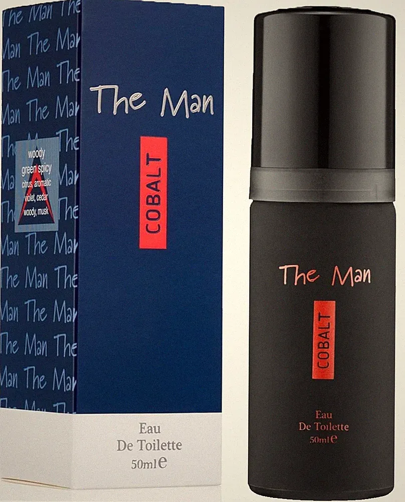 Milton-Lloyd The Man COBALT Eau de Toilette EdT Spray holziger Duftzwilling 50ml
