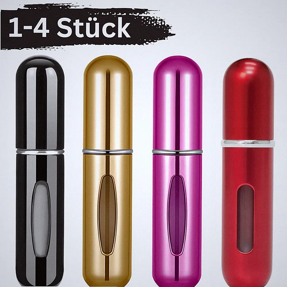 Mini Parfüm Zerstäuber Sprühflasche Spray klein & nachfüllbar Reisen 5ml tragbar