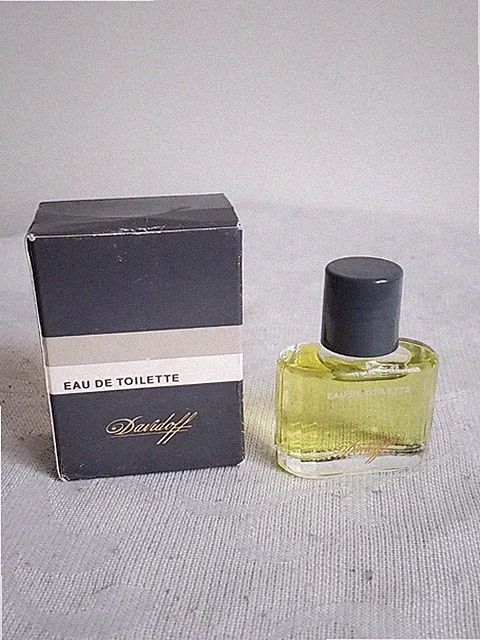 Miniatur 7 ml Davidoff Eau de Toilette Splash Parfum Herren Selten Vintage 1984