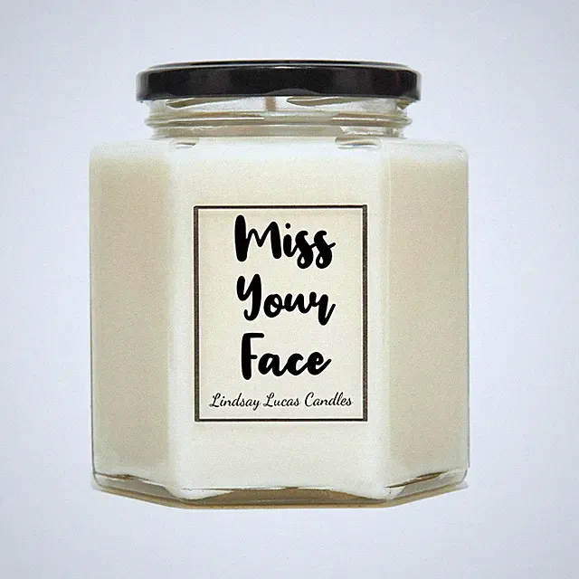 Miss Your Face Duftkerze Geschenk für Freund/Freund/Freundin