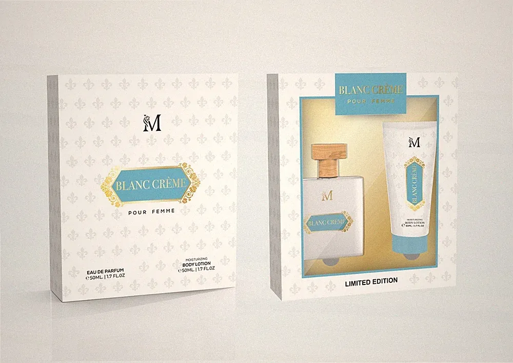 Montage Coffret Blanc Crème EDP 50ml + Körpercreme 50ml Gourmand Vanille Damen