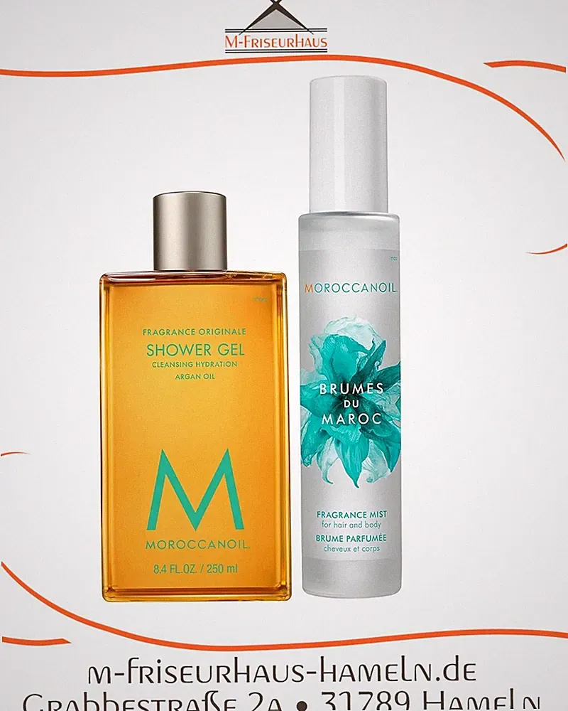 🆕 MOROCCANOI: Fragrance Duschgel Shampoo 250ml + Brumes du Maroc Parfüm 100ml