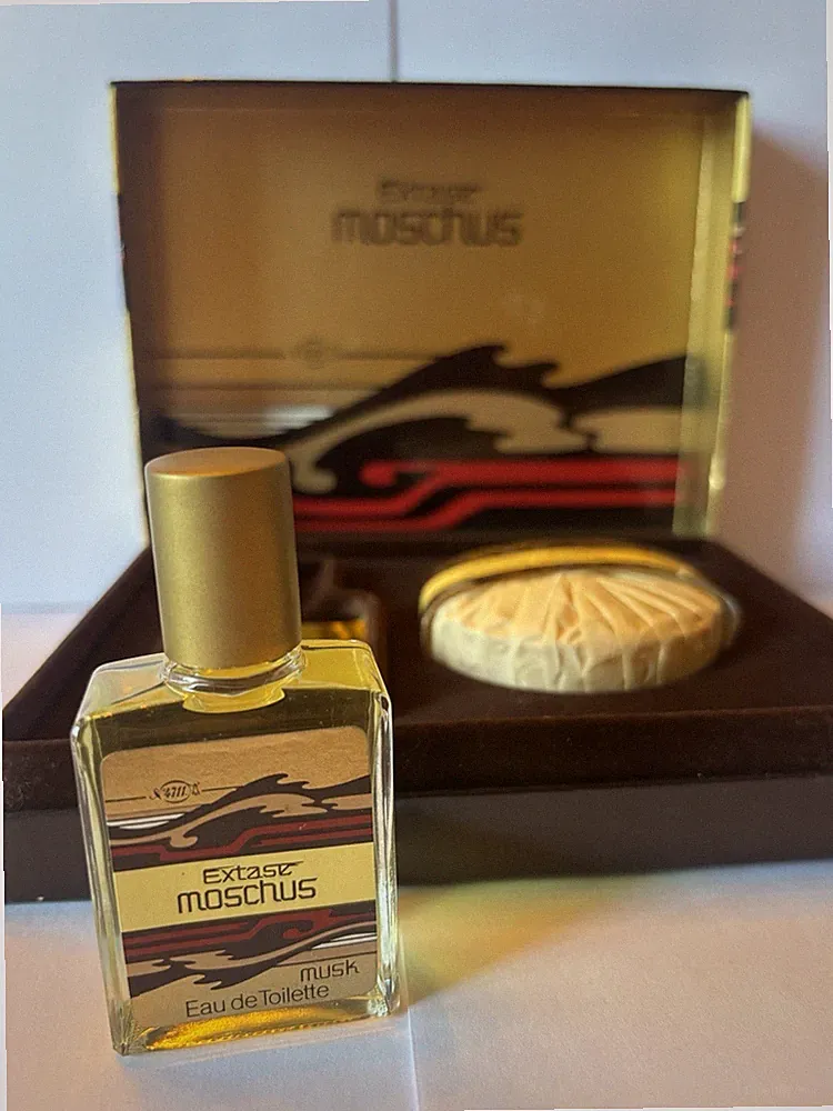 Moschus Extase Eau de Toilette 25 ml Geschenkset Moschusduft mit Duft-Seife