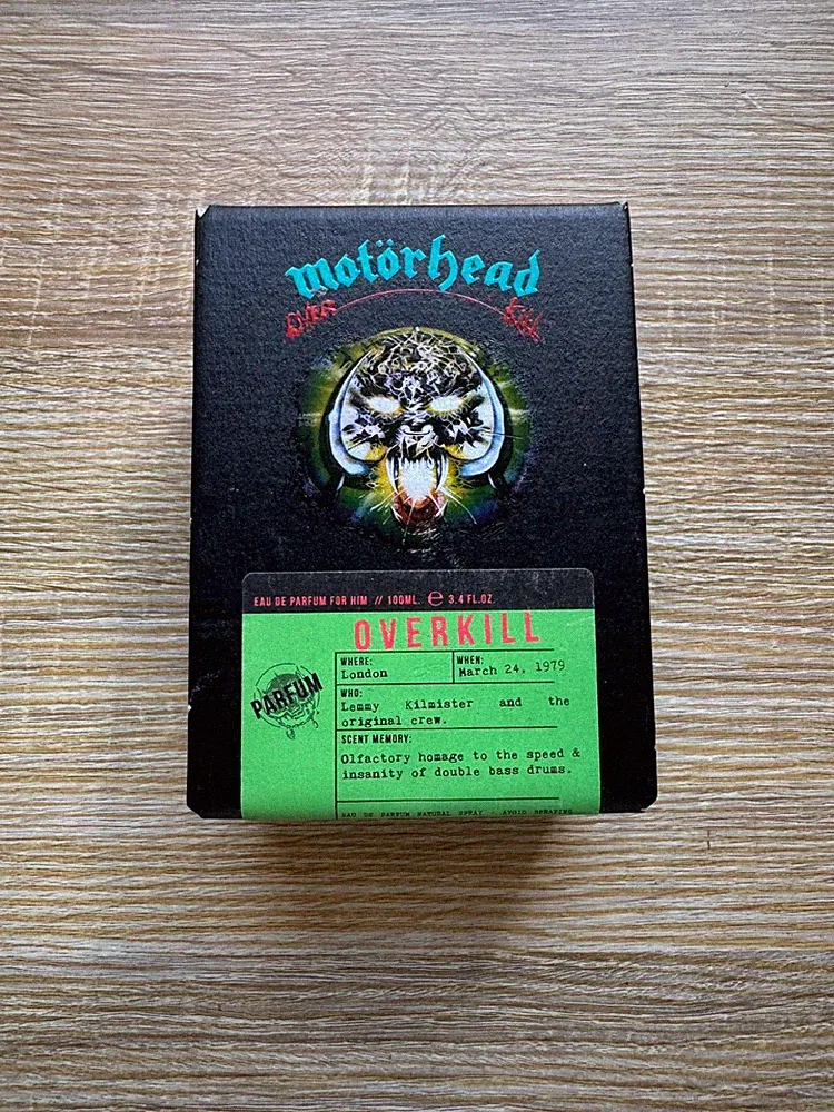 Motörhead Overkill EdP für ihn 100 ml – Holzig Würzig Rauchig OVP Unbenutz Neu