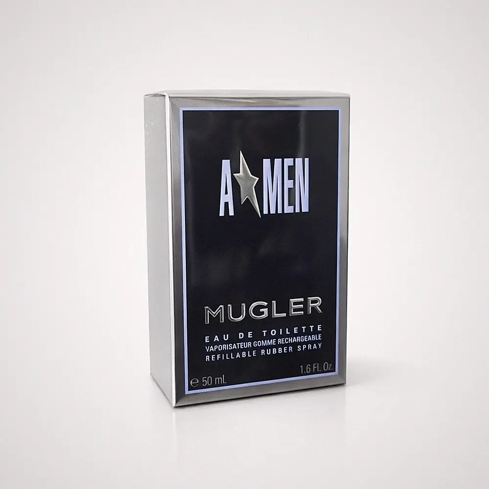 Mugler A*Men Eau de Toilette Refillable Rubber für Herren - 50 ml NEU / OVP