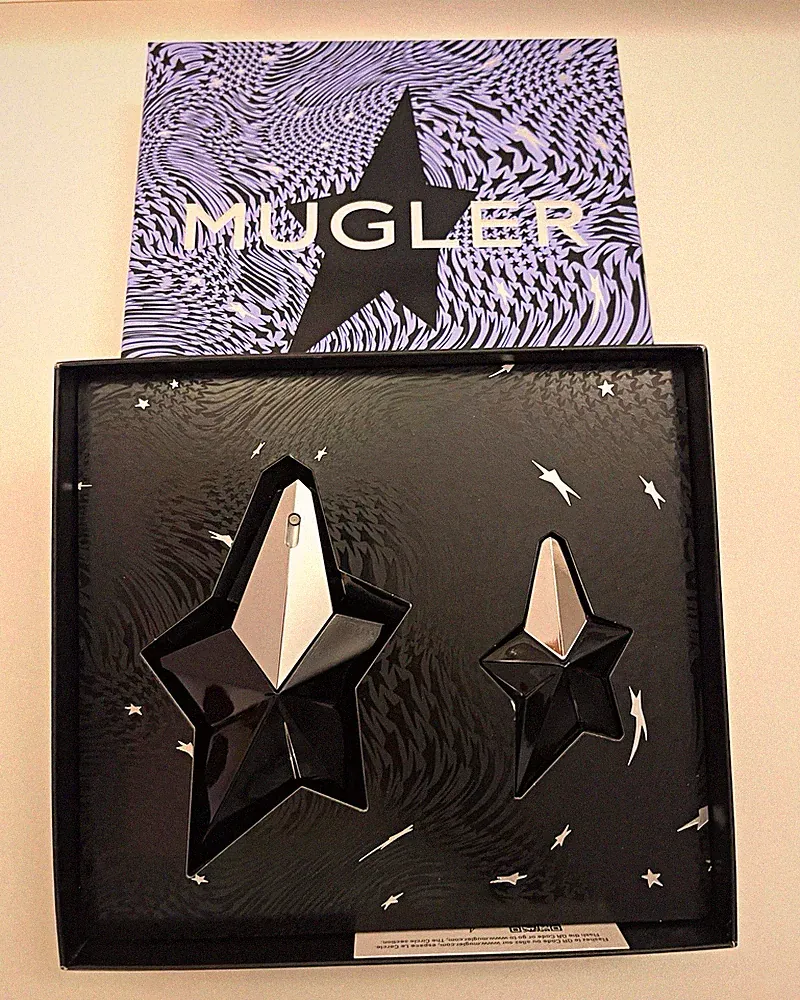Mugler Angel Eau de Parfum Spray SET nachfüllbar 25 ml + 5 ml Reisegröße NEU