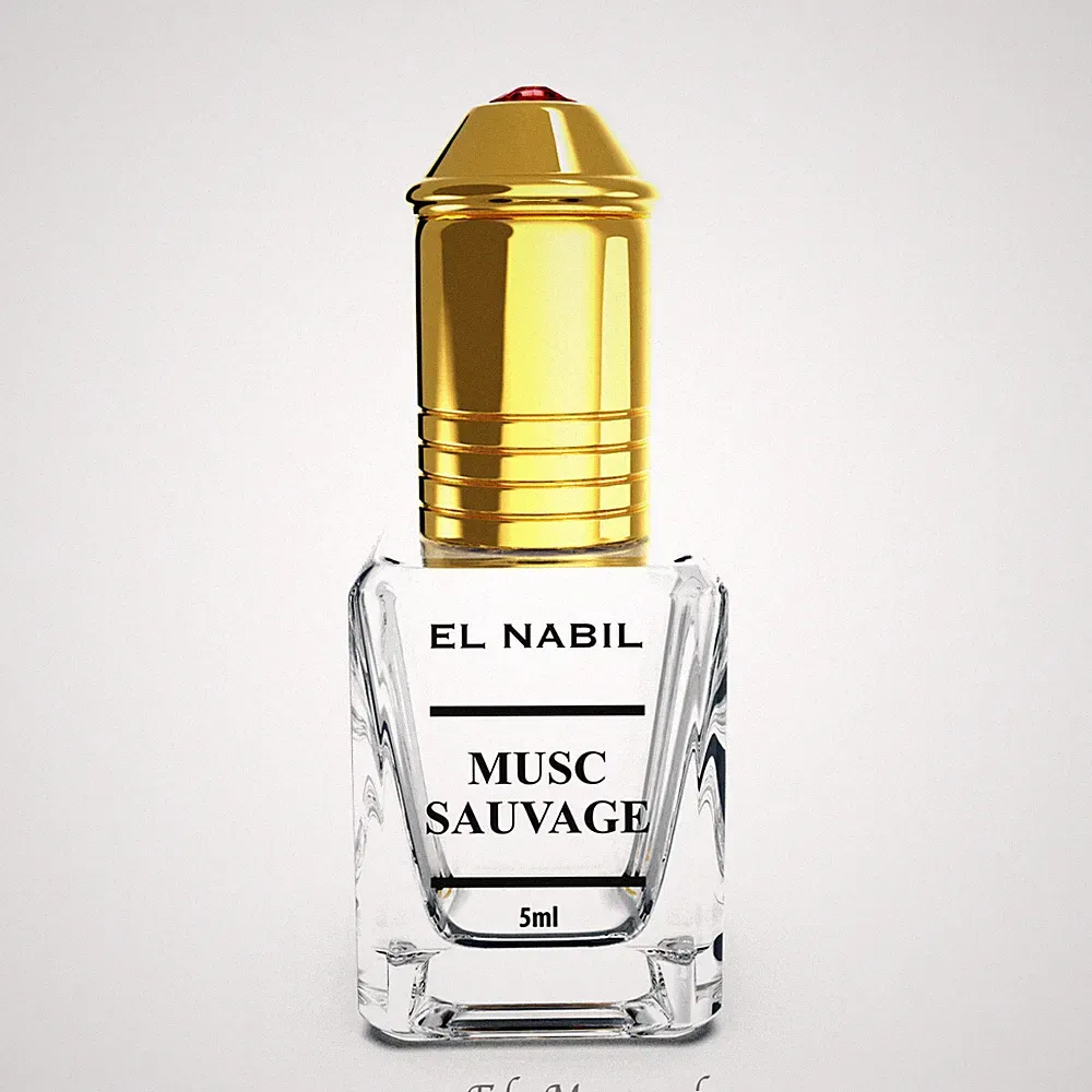 Musc Sauvage 5ml Parfum Duft - El-Nabil Misk El-Musc Parfüm-Öl für Mann & Frau