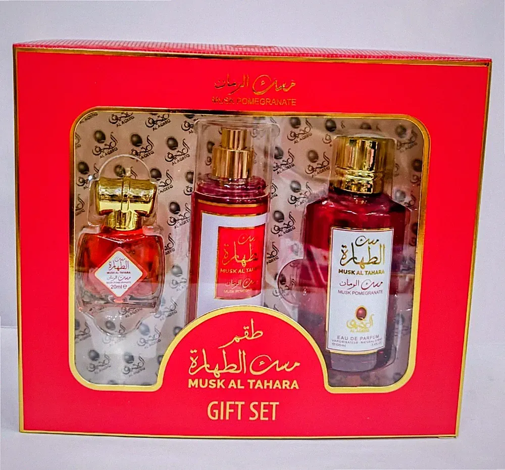 Musk Al Tahara Rumman granatapfel Eau de Parfum Spray 100ml Parfümöl 20 ml +Bod