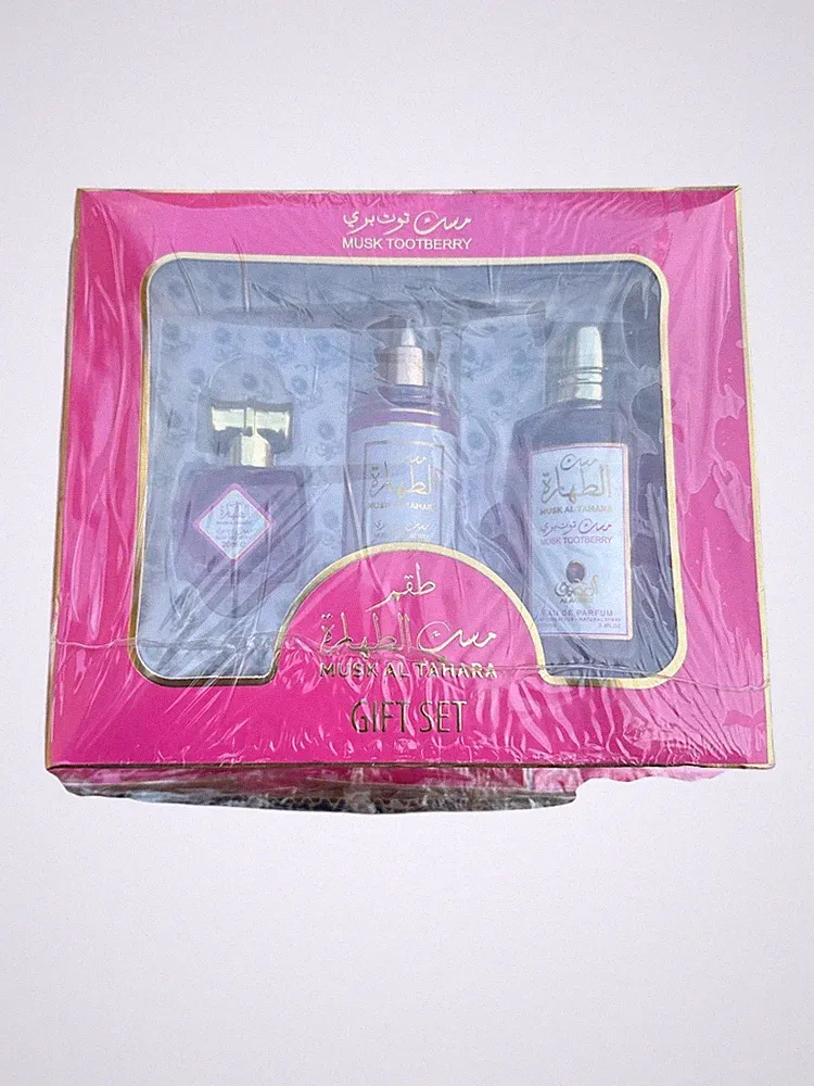 Musk Al Tahara TootBerry Eau de Parfum Spray 100ml Parfümöl 20 ml +Body