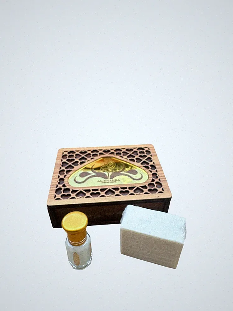 Musk Al Tahara White Parfümöl 6ml mit seife ca.75 g Geschenkset مسك الطهارة ابيض