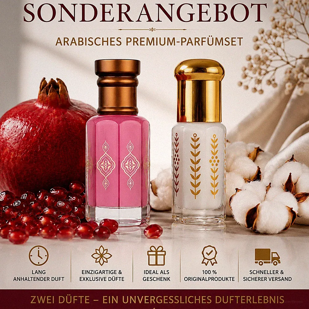 Musk Tahara & Musk Tahara Roman 2x6ml Parfümöl Set Arabischer Duft Langanhaltend
