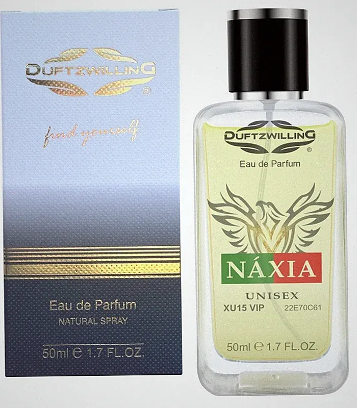 NÁXIA 50ml DuftzwillinG® Eau de Parfum UNISEX Naxia süß-rauchig Honig-Tabak-Duft