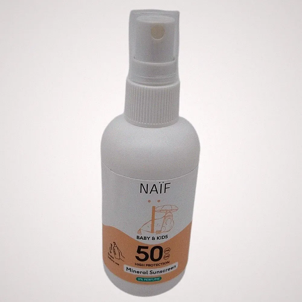 Naïf - Mineralisches Sonnenschutzspray - für Baby & Kind - 0% Parfüm - LSF 50