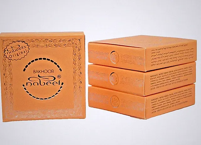 Nabeel Touch Me Bukhoor Raumduft Bakhoor Räucherwerk Aroma 40g je 4er Pack