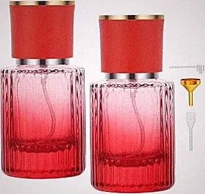 Nachfüllbarer Parfüm Reiseflakon 2 Stück 30 ml | Auslaufsicherer Glaszerstäuber