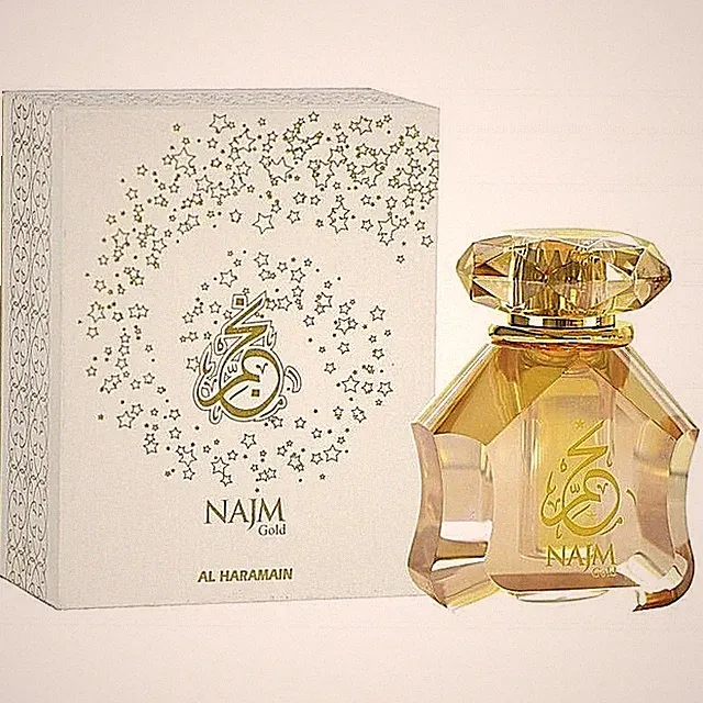 Najm Gold 18ml Damen Parfumöl von Al Haramain - Vanille, Kokos, MISK