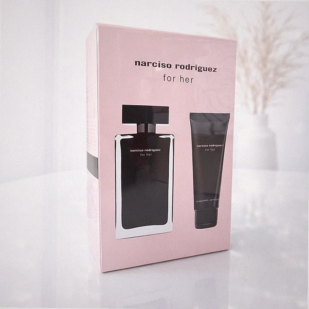 Narciso Rodriguez for Her Set 100ml EDT + 75ml Bodylotion Damen Parfum NEU OVP