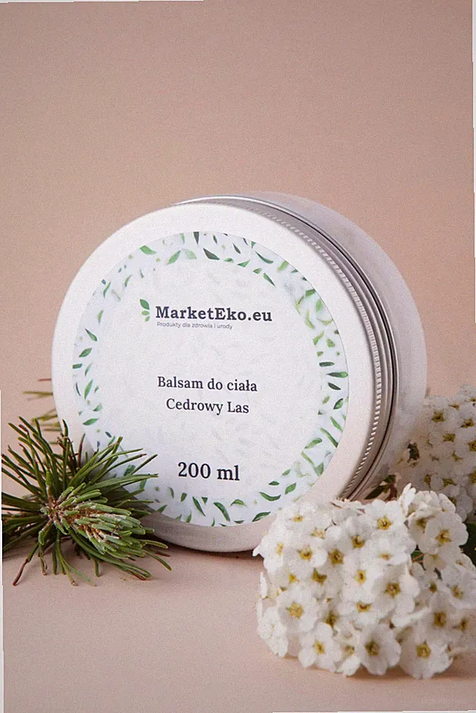 Natürliche Körperlotion Cedrowy Las intensive Feuchtigkeitspflege 200 ml