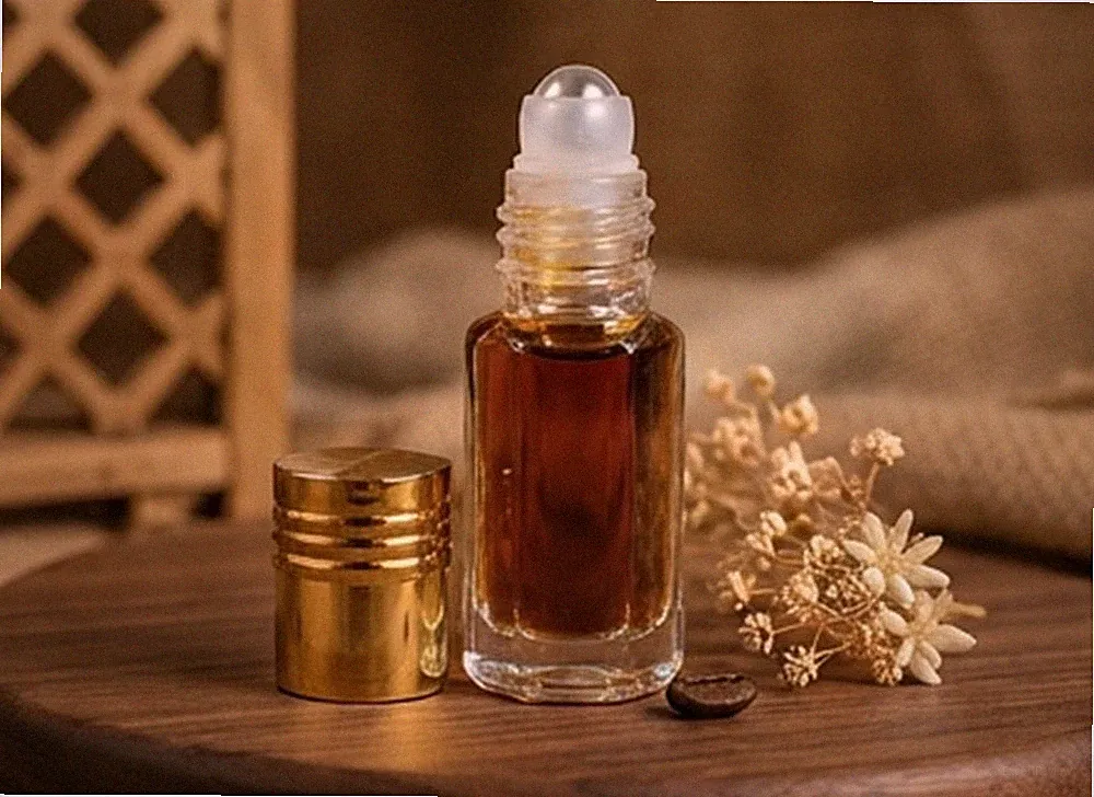 Natürliches Kaffee Attar Öl: Alkoholfreies Parfümöl (2ml|3ml|5ml|12ml)