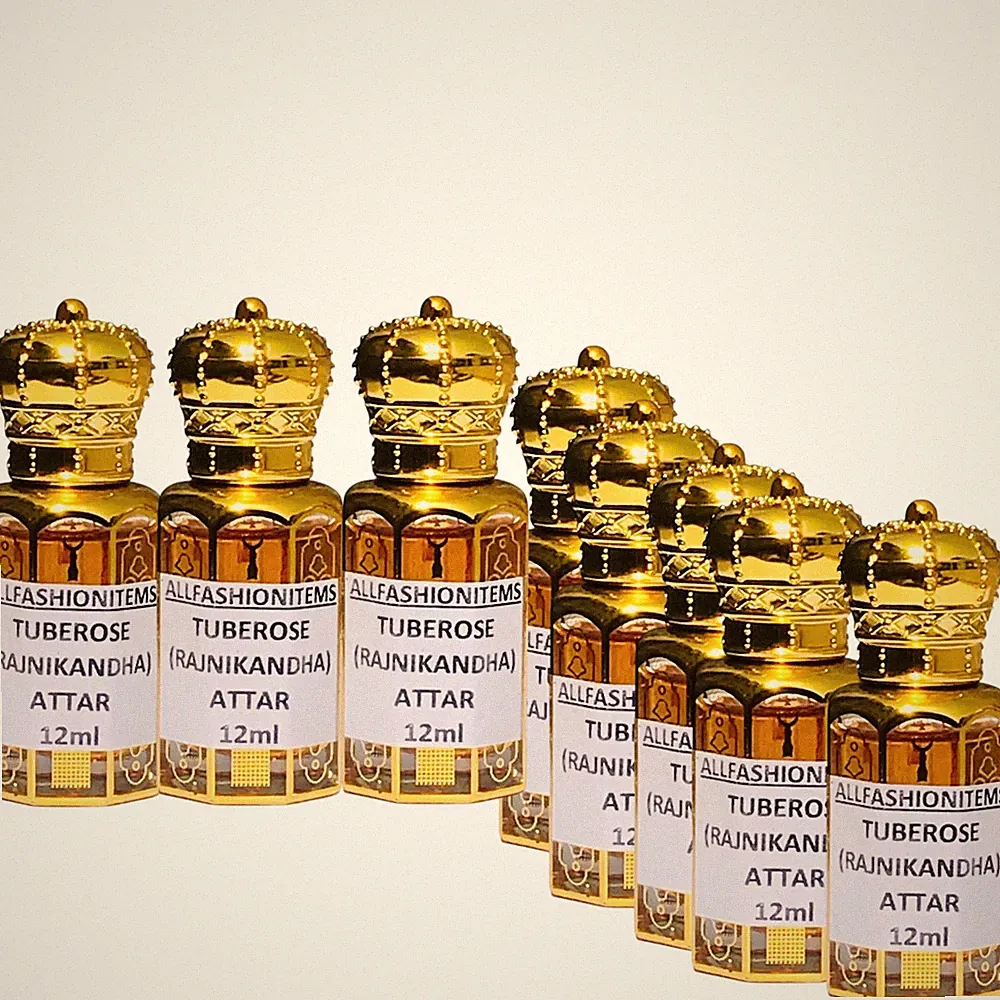 Natürliches Tuberoseöl (Rajnikandha): Alkoholfreies Parfüm, 12 ml ca.
