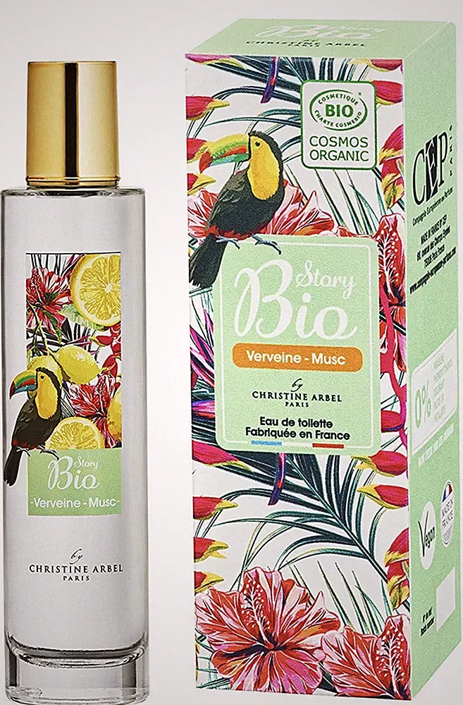 Natural Bio Eau de Parfum Verveine Musc Christine Arbel Paris Made in France