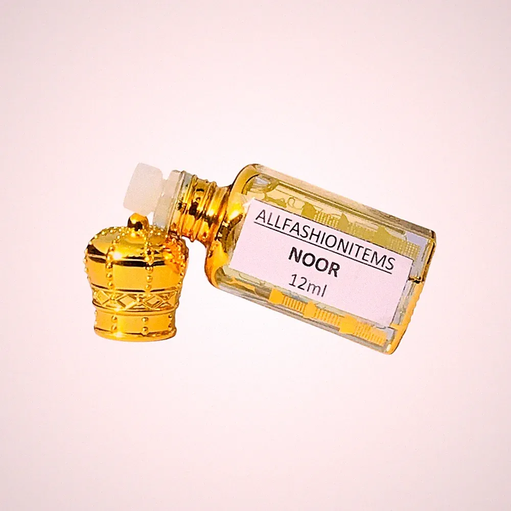 Natural Noor Attar: Natürliches alkoholfreies Parfümöl, süßer blumiger Duft -...