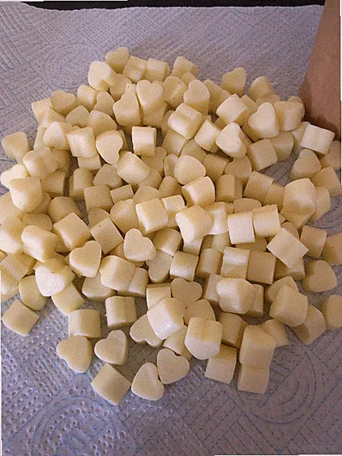 Natural Wax Melts Handgemachte Düfte 250g Raumduft BUM BUM CREAM Mini Herzen