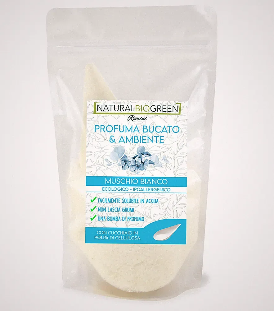 Naturalbiogreen Wasch- und Raumduft aus ökologischem MOSCHUSPULVER 200 gr
