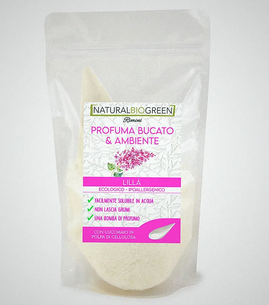 Naturalbiogreen Wasch- und Raumduft in ökologischem Pulver FLIEDER 200 gr