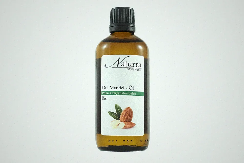 Naturra BIO Mandelöl kaltgepresst unraffiniert nativ 100ml Glas Premium Kosmetik