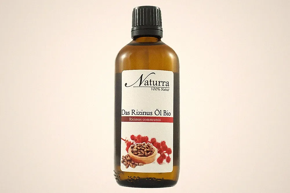 Naturra Rizinusöl Bio unraffiniert kalgepresst 100ml Glas nativ premium Kosmetik