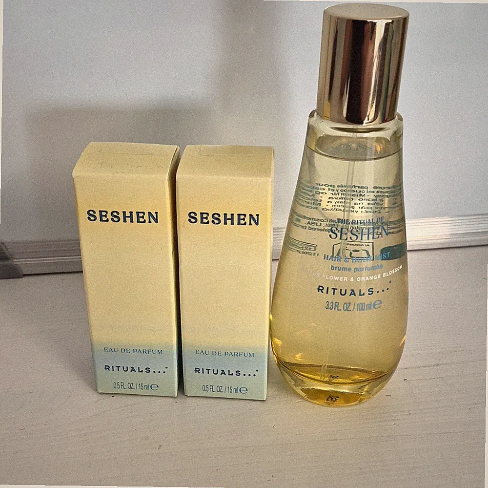 NEU: 3er Set Rituals of Seshen 2x 15ml Eau de Parfum, 100ml Mist - Flower/Orange