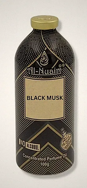 Neu Al Nuaim Attar Oil Long BLACK MUSK Konzentriertes Parfüm Duftöl Unisex