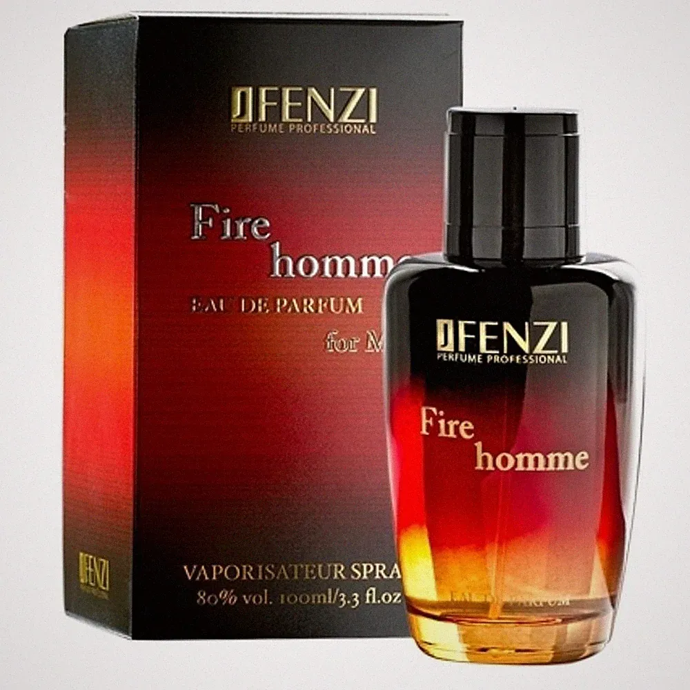 NEU Eau de Parfum JFenzi Fire Homme 100ml EdP for Men - Gold Silber Ring Duft