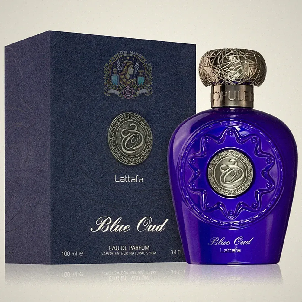 **NEU** Lattafa Blue Oud Eau de Parfum Spray 100ml Parfüm würzig holzig elegant