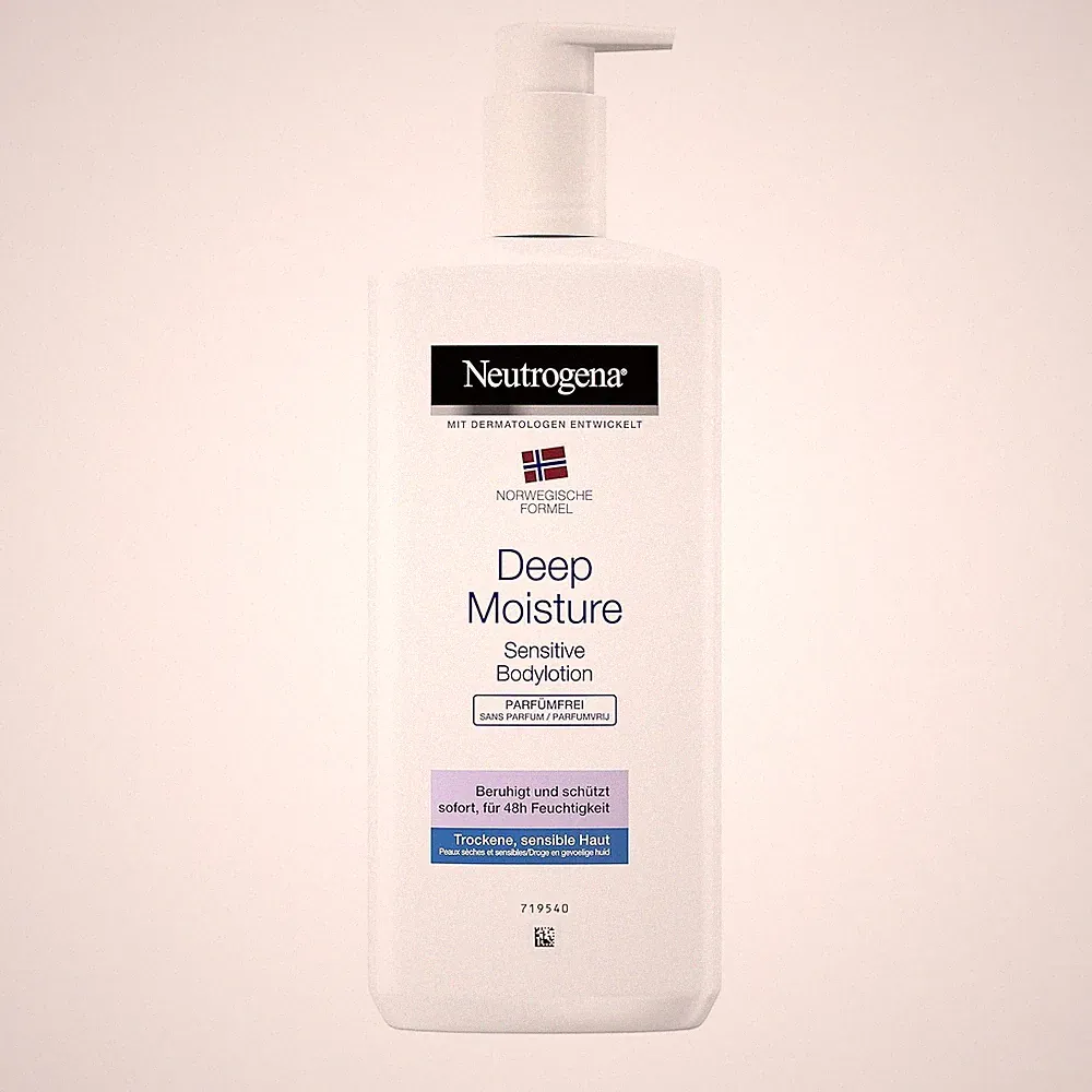 Neutrogena Body Lotion Deep Moisture Sensitive parfümfrei trockene Haut 400 ml