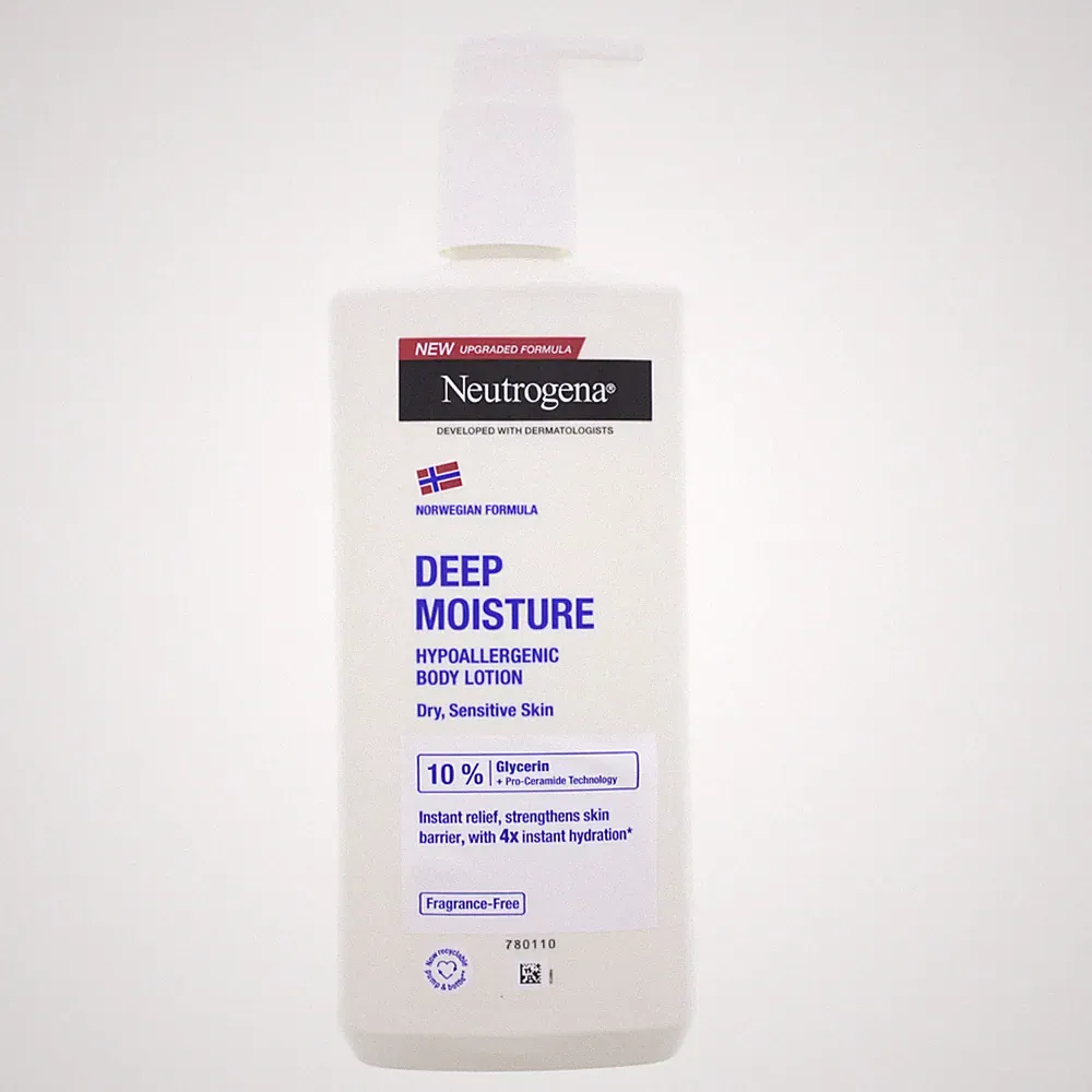 Neutrogena Deep Moisture Bodylotion Sensitiv Trockene Empfindliche Haut 400ml