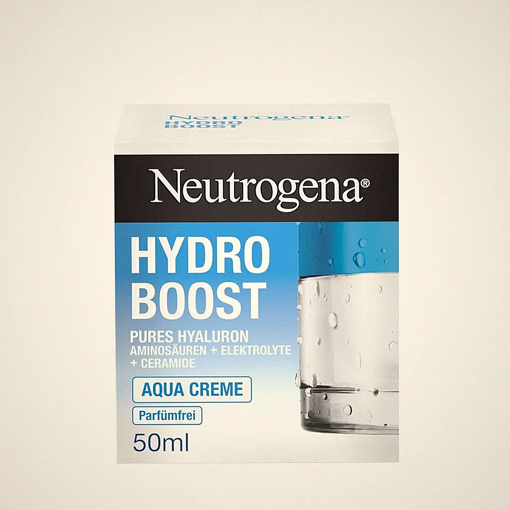 Neutrogena Hydro Boost Aqua Creme Parfümfreie Gesichtscreme, 2 X 50 Ml | Mit Hya