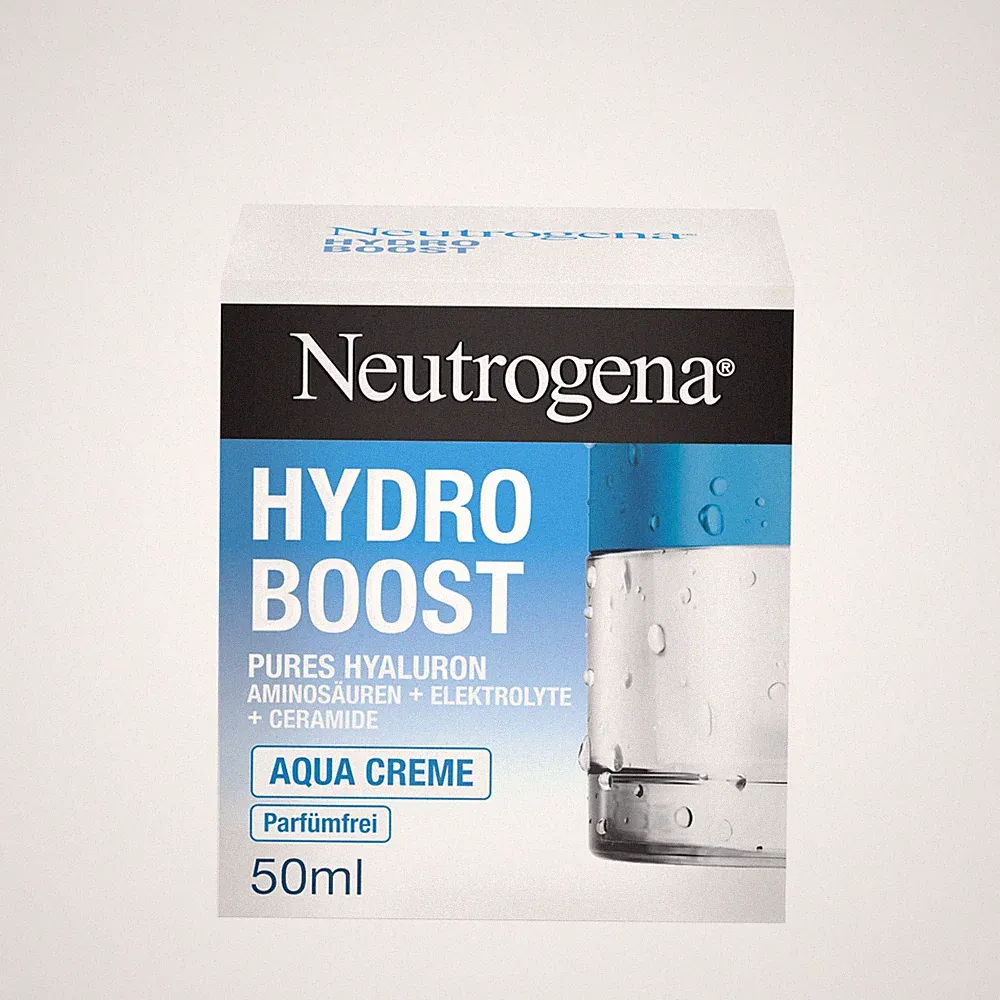 Neutrogena Hydro Boost Aqua Creme, parfümfreie Gesichtscreme mit 1x 50ml