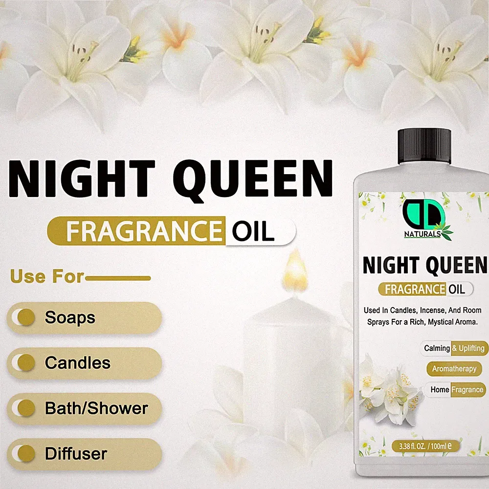 Night Queen Duftöl, sinnlicher, blumiger & mystischer Duft | DIY Kerze & Seife