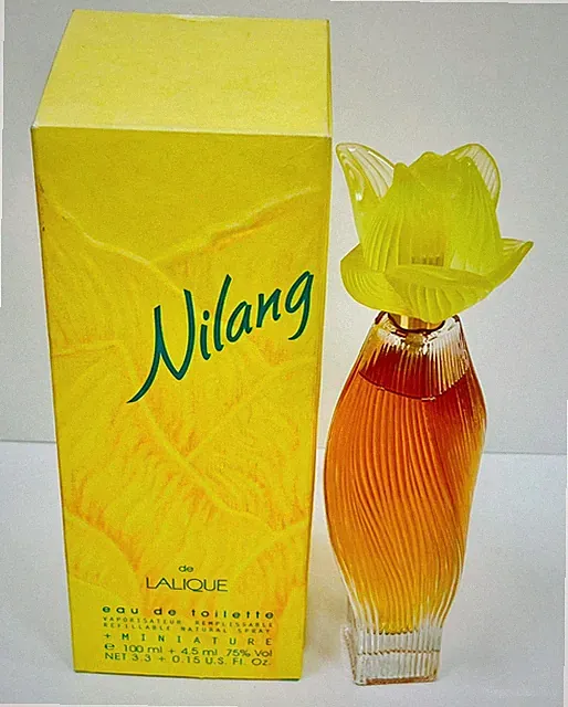 Nilang Lalique EDT 100ml + Miniatur 4,5ml Set Vintage Parfum Auslaufmodell