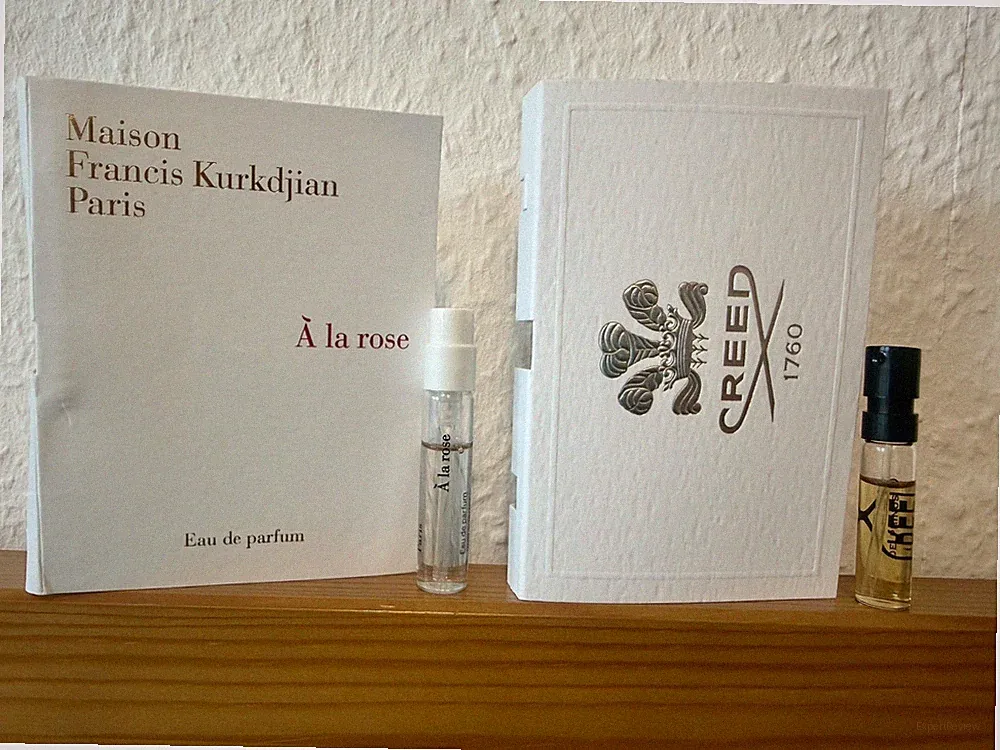 Nischendüfte Fr. Kurkdjian Paris À La Rose 🌹 2 ml und Creed Delphinius 1,7 ml