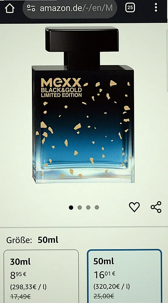NP. 16€ - Neu Mexx Herren Parfüm, Eau de Toilette, 50ml
