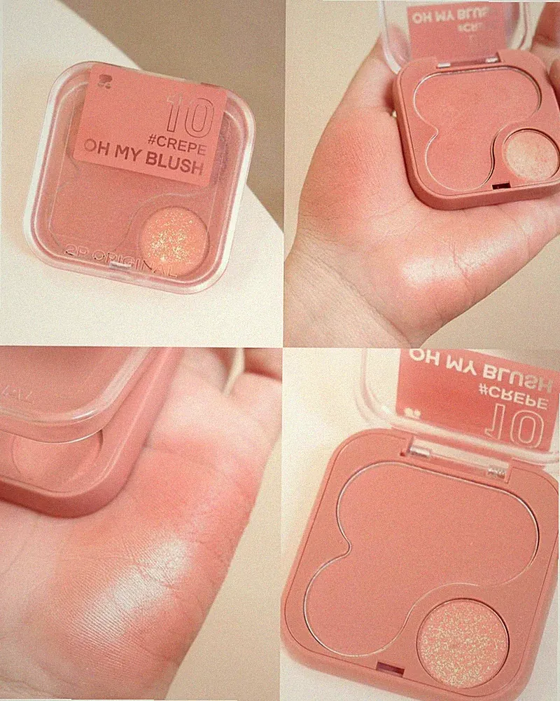 OH MY BLUSH Cheeks Eyes Blush On No Parfum-Alcohol, NEU 2in1 Matt & Shimmer