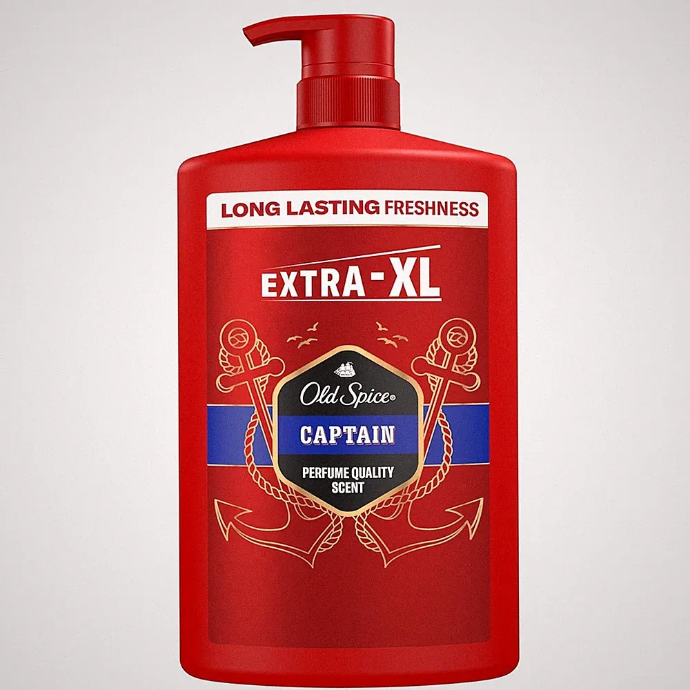 Old Spice Captain 3-In-1 Duschgel Für Haar, Gesicht Und Körper 1000 Ml, Langanha
