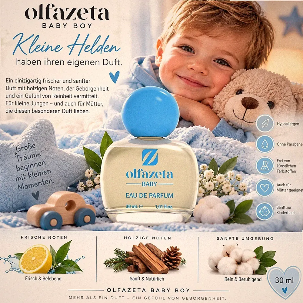 Olfazeta Baby Boy Parfum 30 ml – Eau de Parfum für Jungen & Mütter