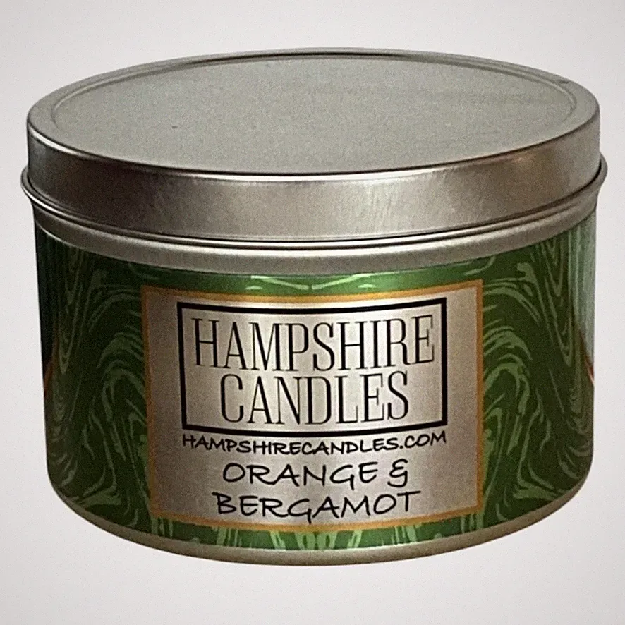 Orange & Bergamotte Kerze | Pesty Citrus Duft | Uplifting Sojawachskerze