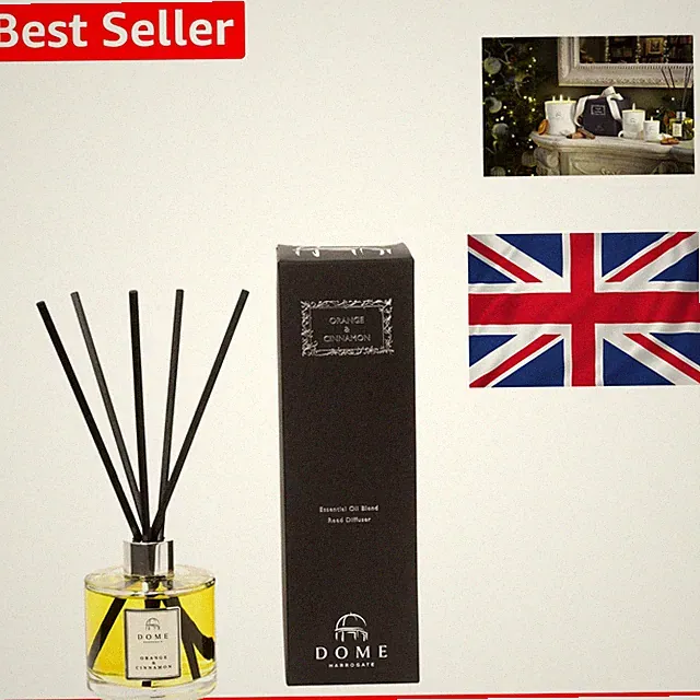 Orange & Cinnamon Reed Diffuser 200ml langanhaltender Duft Wohndeko