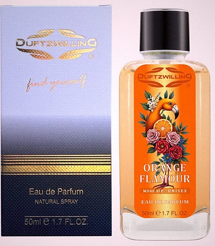 ORANGE FLAMOUR 50ml DuftzwillinG ® Eau de Parfum UNISEX Parfüm Damen+Herrenduft
